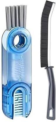 SARTHU Multi-functional 3-in-1 cleaning brush for teacup cleaning (Multicolor)