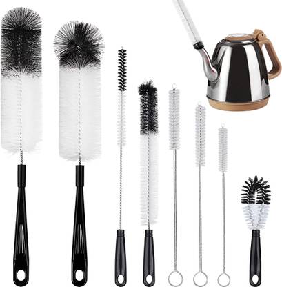 HASTHIP Bottle Cleaner Brush Set 8Pcs Multi Sized Straw Cleaner Long Handle Brush 78