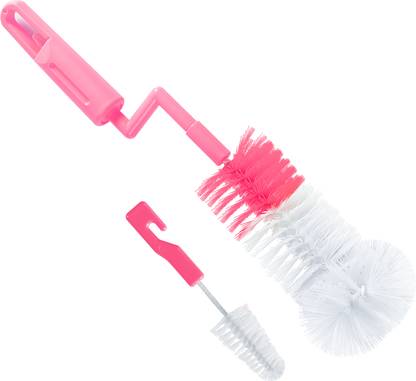 Morisons Baby Dreams Rotary Bottle Cleaning Brush (Pink)