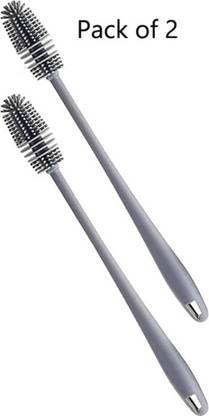 shiva enterprises Silicon Brush for Water Bottles Flask Long Handle Bottle Cleaning Brush