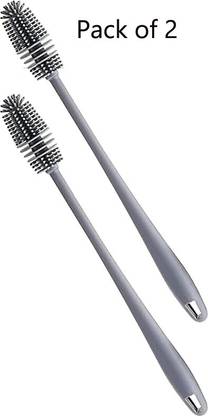 Winsumm Silicone Cleaning Brush Long Handle for cleaning Water Bottle,Vase and Glassware