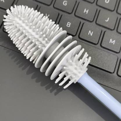 shiva enterprises Silicon Brush for Water Bottles Flask Long Handle Bottle Cleaning Brush