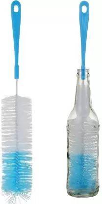 ARIZON Small Bottle Cleaning Brush for Glass / Plastic / Water/ Narrow Neck Pack of 2