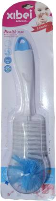 Baby Hashtag Bottle and Nipple Cleaning Brush Blue