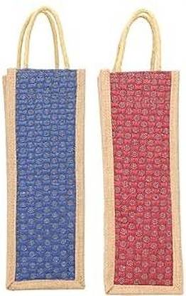 Neo Smarrt 2 Designer Printed Jute Water Bottle Bags