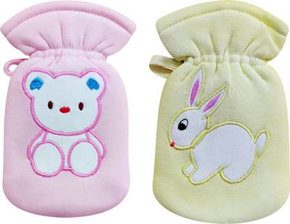 Lala Maneet Soft hosiery baby feeding bottle cover|Easy-to-hold|Suitable for 60-125 ML