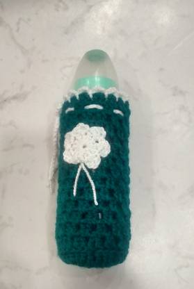 ROM bottle cover made of wool crochet work