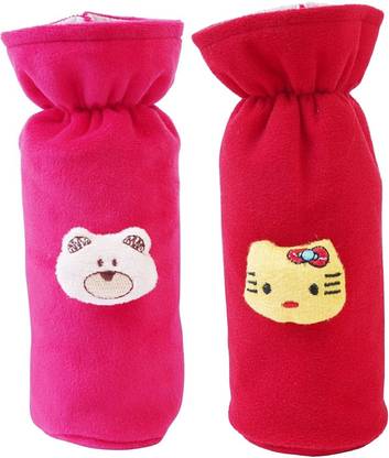 Anush Marino Baby Feeding Bottle Tote Cover with Animated Cartoon Design (130ML-250ML,Medium)