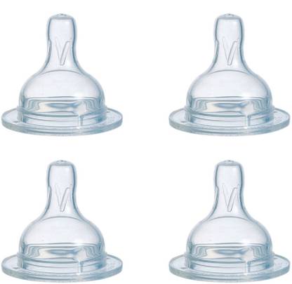 naughty kidz Natural Wide Neck Nipple for Feeding Bottle's Variable Flow Nipple