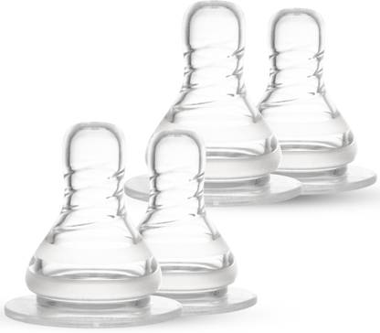 Cherilo Anti-Colic Classic Teat/Nipple for Slim Neck Bottle, Medium Flow, 3m+ Medium Flow Nipple