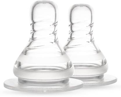 Pappa Premium soft natural Silicone double thickness elasticity Regular Neck Medium Flow Nipple
