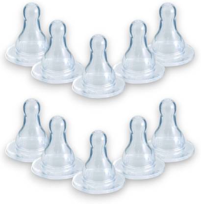 HM POINT Gentle Flow Nipples for All Type Feeding Bottles - 240 ml