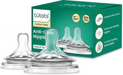 tutots Comfort Teat with Petals BPA Free Slow Flow Nipple