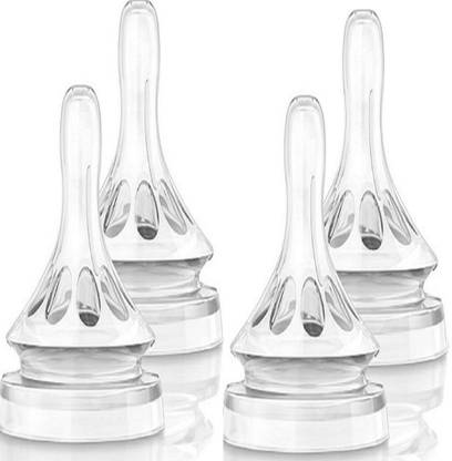 Chinmay Kids Baby Fast Flow Nipples For Steel Feeding Bottle (Set Of 4) Fast Flow Nipple