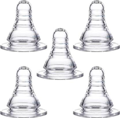 Pappa Ultra-soft double thickness Silicone Nipple For Regular Neck Feeding Bottles Medium Flow Nipple