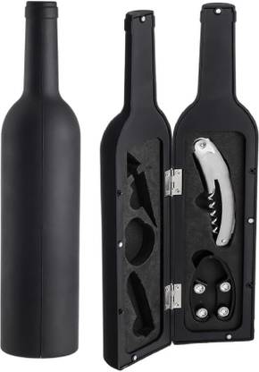 venimall Opener Gift Set with Wine Stopper, Corkscrew Opener, Pourer Spout Bottle Opener
