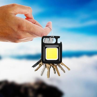 VARAD VINAYAK Multifunction Keychain Led Light with Bottle Opener, Magnetic Base,and LED LED Front Light