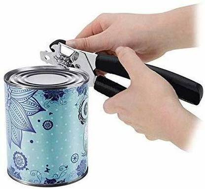 FLOSTRAIN Can Opener Tin Cutter Heavy Duty Stainless Steel Multipurpose Opener for Bottles Bottle Opener
