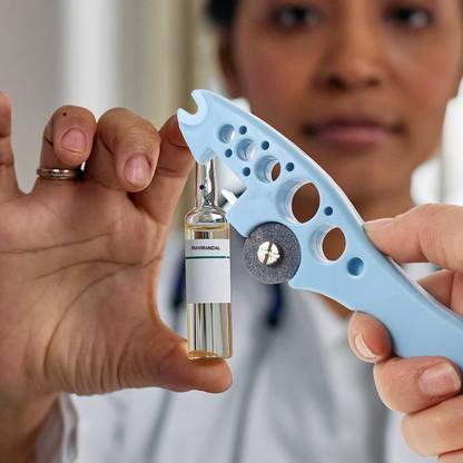 voldot Ampule Cutter with 5 Replaceable Grinding Wheels Bottle Opener