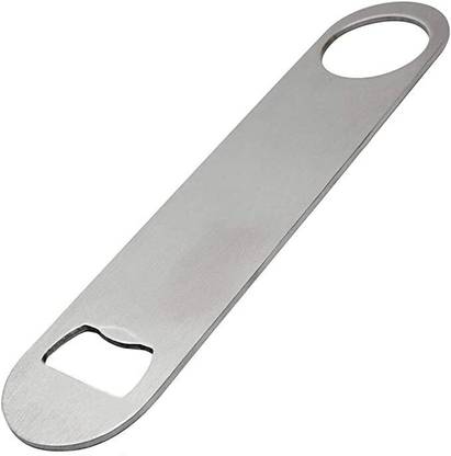 SAYLANI ENTERPRISES SE0024 Heavy Duty Bar Blade Stainless Steel Flat Opener for Home Pub Outdoor Bottle Opener