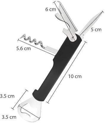 Jainsburys Cockscrew Wine Bear Drawer Pocket Knife Opener Multi Function Opener Wine Bottle Opener Bottle Opener