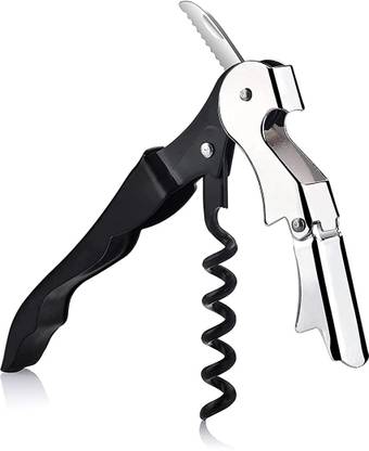 SKITCH Stainless Steel 3 in 1 Folding Bartender Multifunction Wine Bottle Corkscrew Opener Bottle Opener