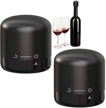 KOOSHLO Reusable Wine Bottle Stoppers Mini Airtight Leak-Proof Sparkling Wine Stopper Plastic Bottle Stopper
