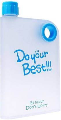 Right Traders Portable Notebook style Ultra Slim water Bottle "DO YOUR BEST" MEMO BOTTLE Bottles 380 ml Bottle