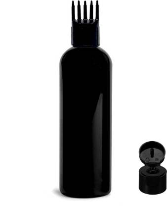 mapperz Cylindrical Shape Refillable Flip Cap Container With Root Comb For Liquids&More 100 ml Bottle