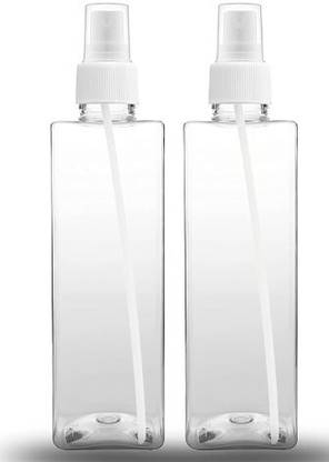 EverGlam Refillable Transparent Plastic Spray Bottle|Fine Mist Spray Bottle| 200ml 400 ml PET Spray Bottle