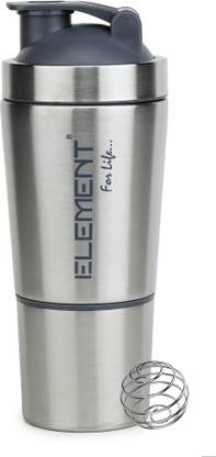 Polo Lifetime ELEMENT Stainless Steel Shaker for Gym with Extra Compartment 750 ml Shaker