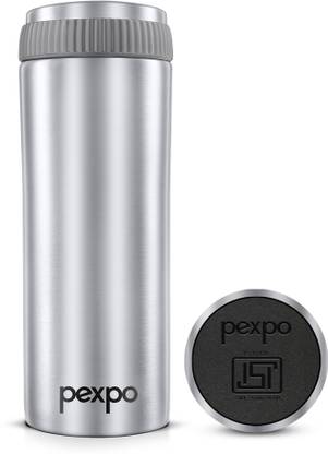 pexpo Vacuum Insulated Water Bottle, Stainless Steel Hot & Cold, Crypto 430 ml Flask