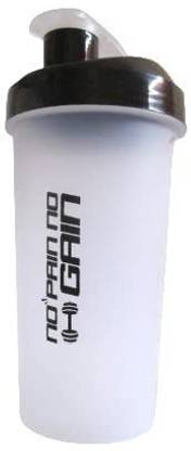 PWSA Protein Shaker bottle, BPA Free Material 700ML, White) 700 ml Shaker