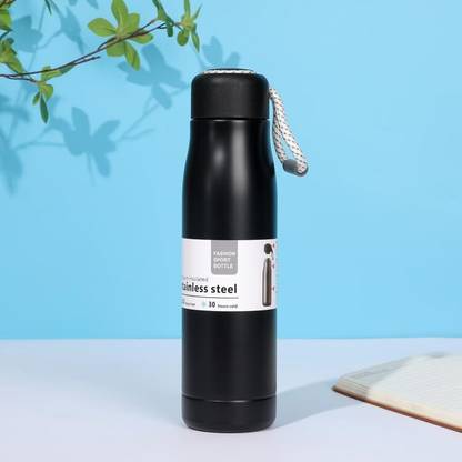 VAHICHA Water Bottle with Portable Lid Metal Vacuum Insulated Stainless Steel 500 ml Bottle