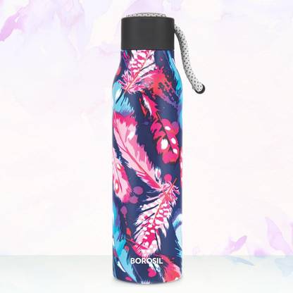 BOROSIL 600 ml Steel Bottle
