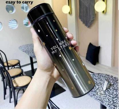 hari ram enterprise TOUCH CONTROL LED temperature water bottle hot & cool 500 ml Bottle black 500 ml Flask