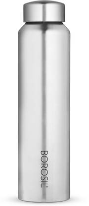 BOROSIL Aquaslim Single Wall 1 L Bottle, Leakproof, BPA Free, Bottle for Office, School 1000 ml Bottle