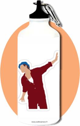 craft maniacs HARRY STYLES IN RED 600 ML SIPPER BOTTLE FOR STYLES LOVERS 600 ml Sipper