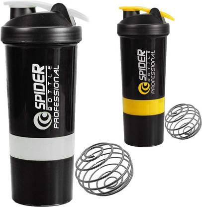 COOL INDIANS Combo Gym Shaker/Water Bottle for Gym/Protein Shaker Bottle With Blender Ball 500 ml Shaker