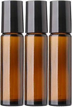 FUTURA MARKET Glass Roll On Bottles for Essential Oils, Perfumes, Attar, Lip Balms - Leakproof 10 ml Bottle