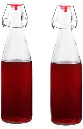PLENARO Flip Top Glass Bottle, Classic Swing Top Glass Bottles with Lids 250 ml Bottle
