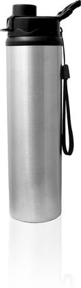 Swati Water Bottle, Leak-Proof Black Lid with Green Flip Top, Carrying Strap 900 ml Bottle