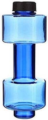 Shree Traders Dumbbell Shape Water Bottle Surely For Gym Lovers (Multicolor) Pack of 3 1000 ml Bottle