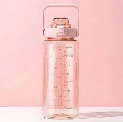 CARINSTA Transparent Motivational Water Bottles with Time Marker 2000 ml CI051 2000 ml Bottle