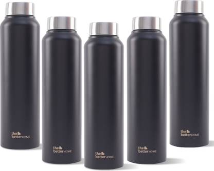 The Better Home 5 1000ml Glacia SS Bottle- Silver 1000 ml Bottle