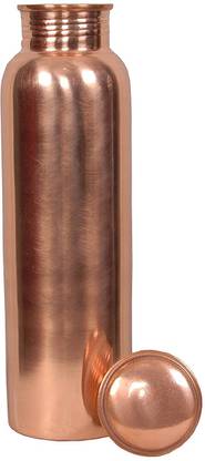 Al Aisha Handicrafts 100% Copper Water Bottle Leak Proof for dining (1 LTR ) 1000 ml Bottle 1000 ml Bottle