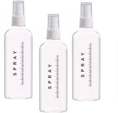 EverGlam New Pack 3pc Empty Spray Bottle 100 ml Each Bottle (Pack of 3) 300 ml Spray Bottle