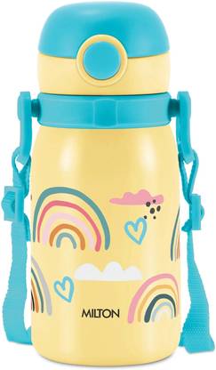 MILTON Companion 300 Insulated One Click Flip Lid Water Bottle 275ml with Straw Kids 275 ml Plastic Bottle