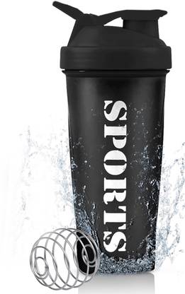 HouseOfCommon Sports Gym Shaker with Stainless Steel Mixer Ball for Protein Shakes 650 ml Shaker