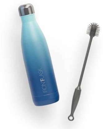 IronFlask Thermal 2 layer Retro Waterbottle 1000ml - Blue Waves 1000 ml Steel Bottle